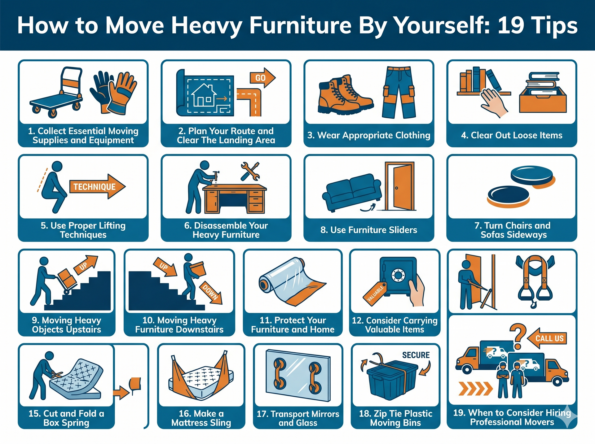 how to move heavy furniture by yourself