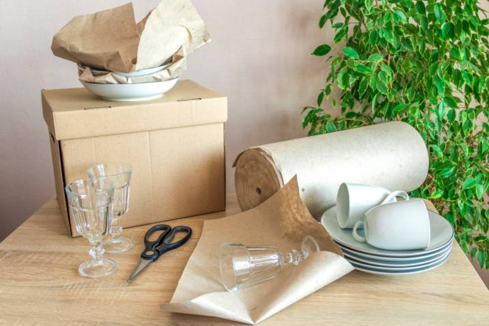 best materials to use when packing dishes for moving