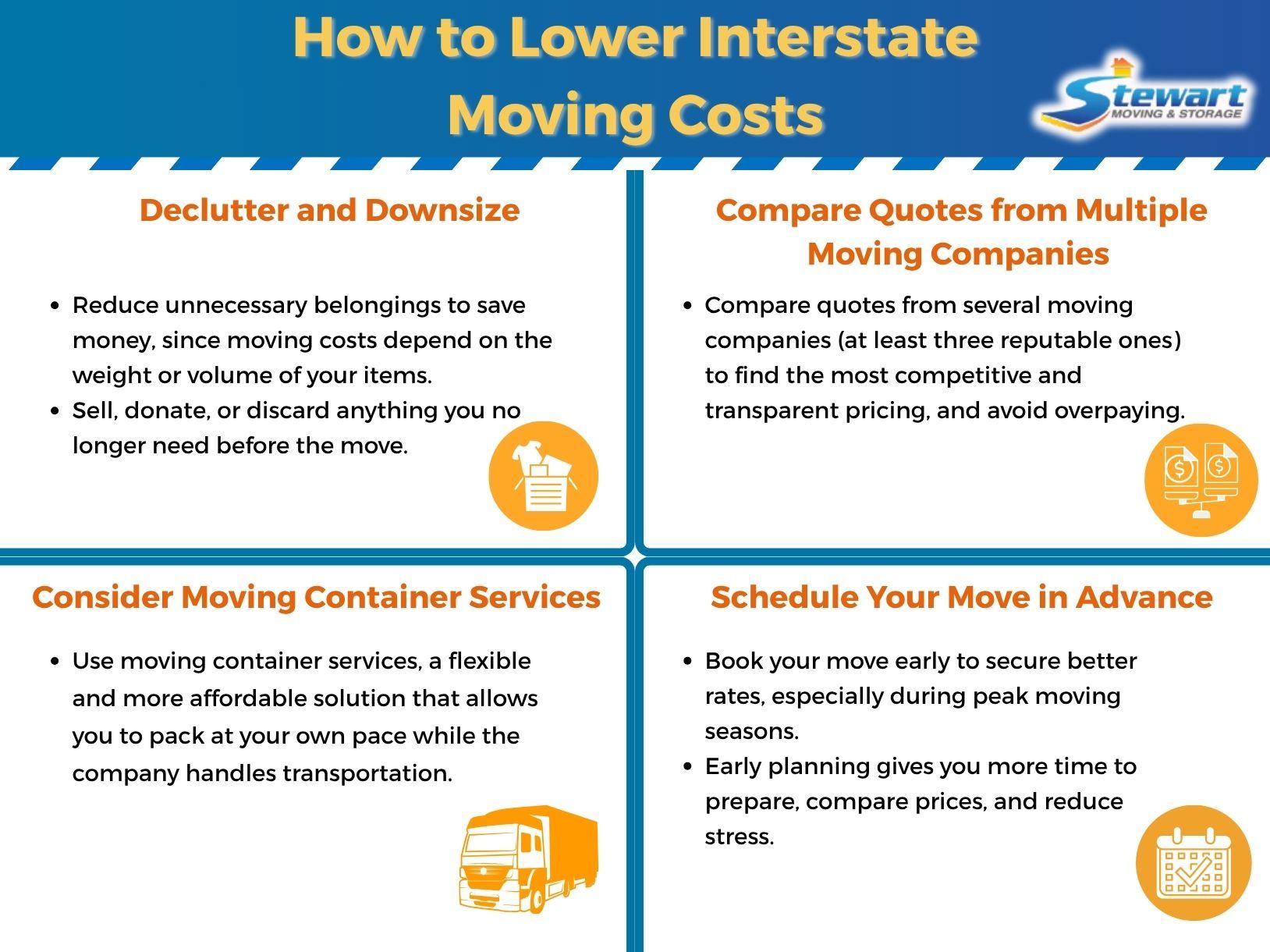how to lower the cost of moving interstate