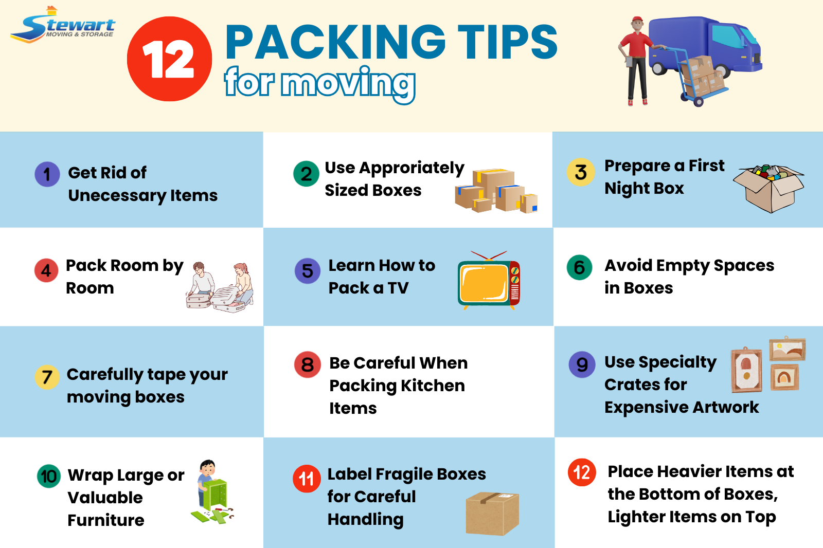 moving company packing tips for moving