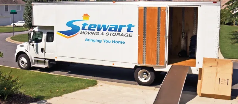 Moving truck for Stewart Moving