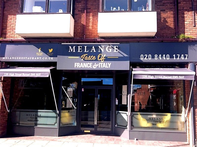 Cafe Awning Signs - Custom Awning Sign Options - Lee Neon Signs Inc - Professional Awning Signage Company