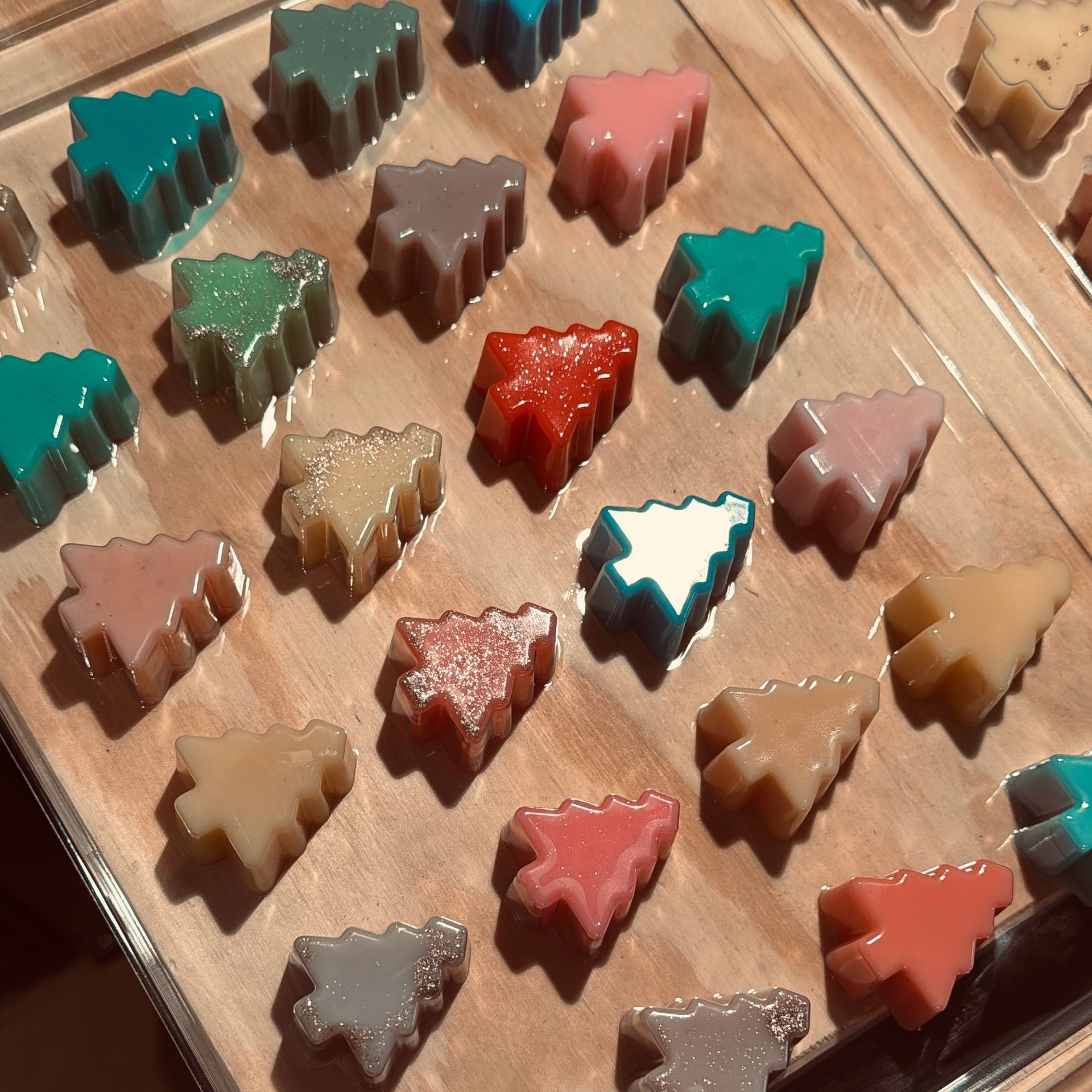 Calendrier de l'Avent blanc & doré