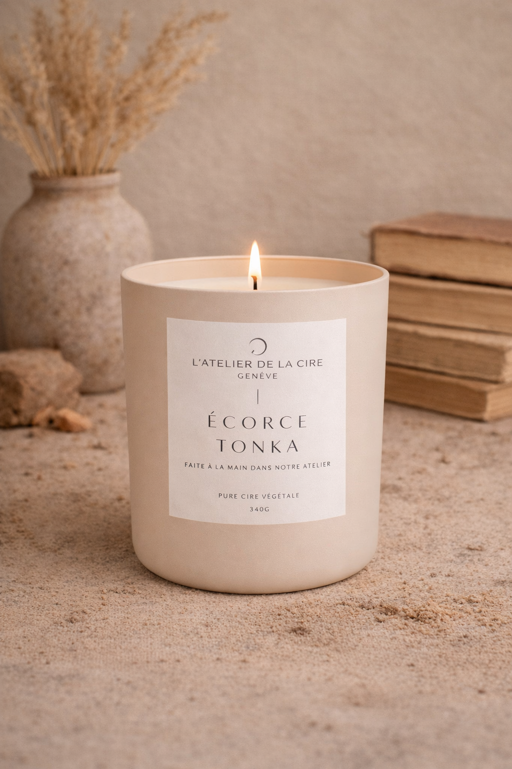 Bougie Shaanti Sable