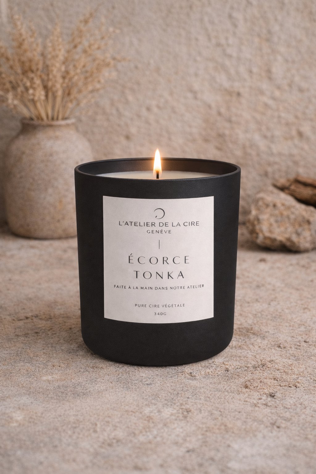 Bougie Shaanti Ebène