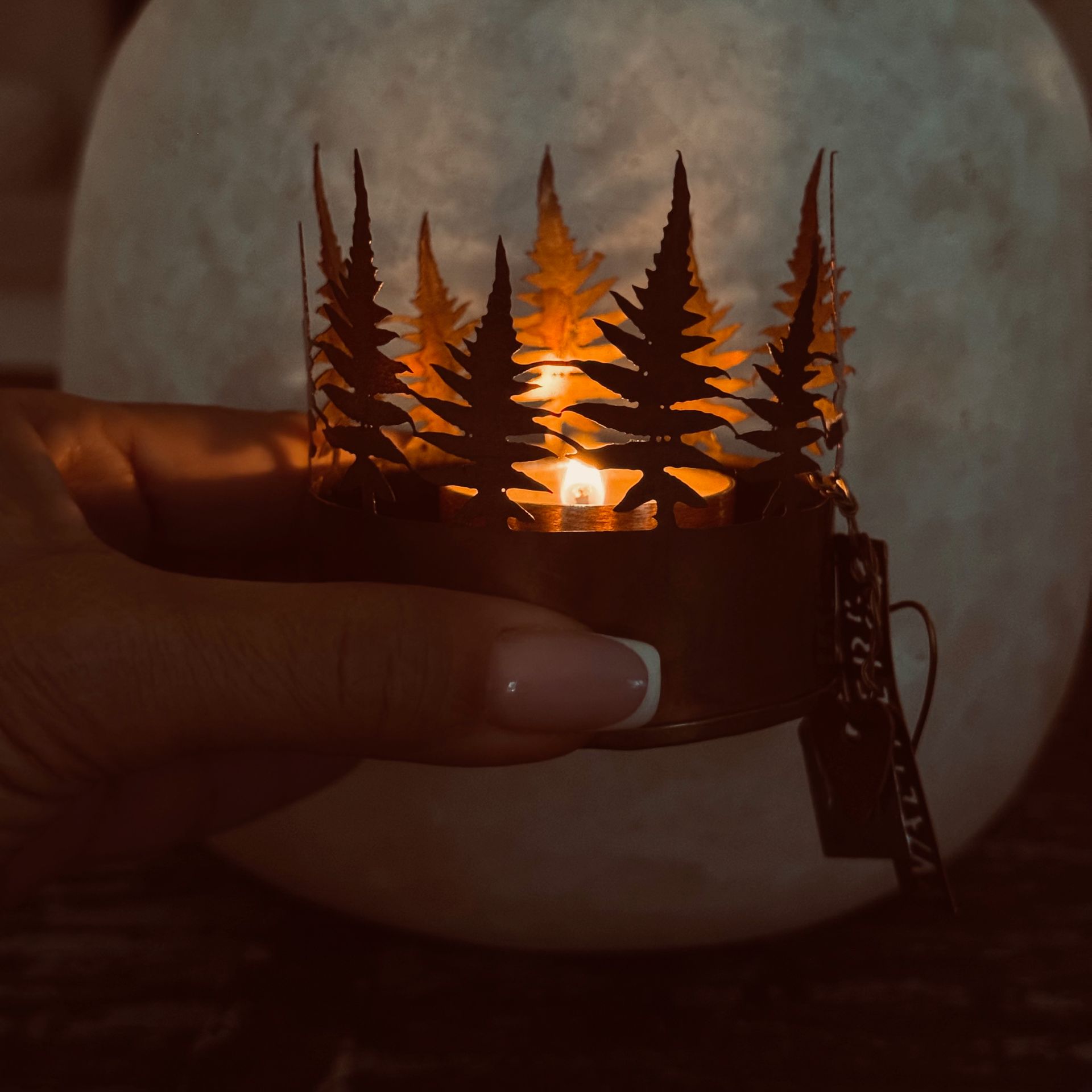 Lanterne enchantée en pur laiton