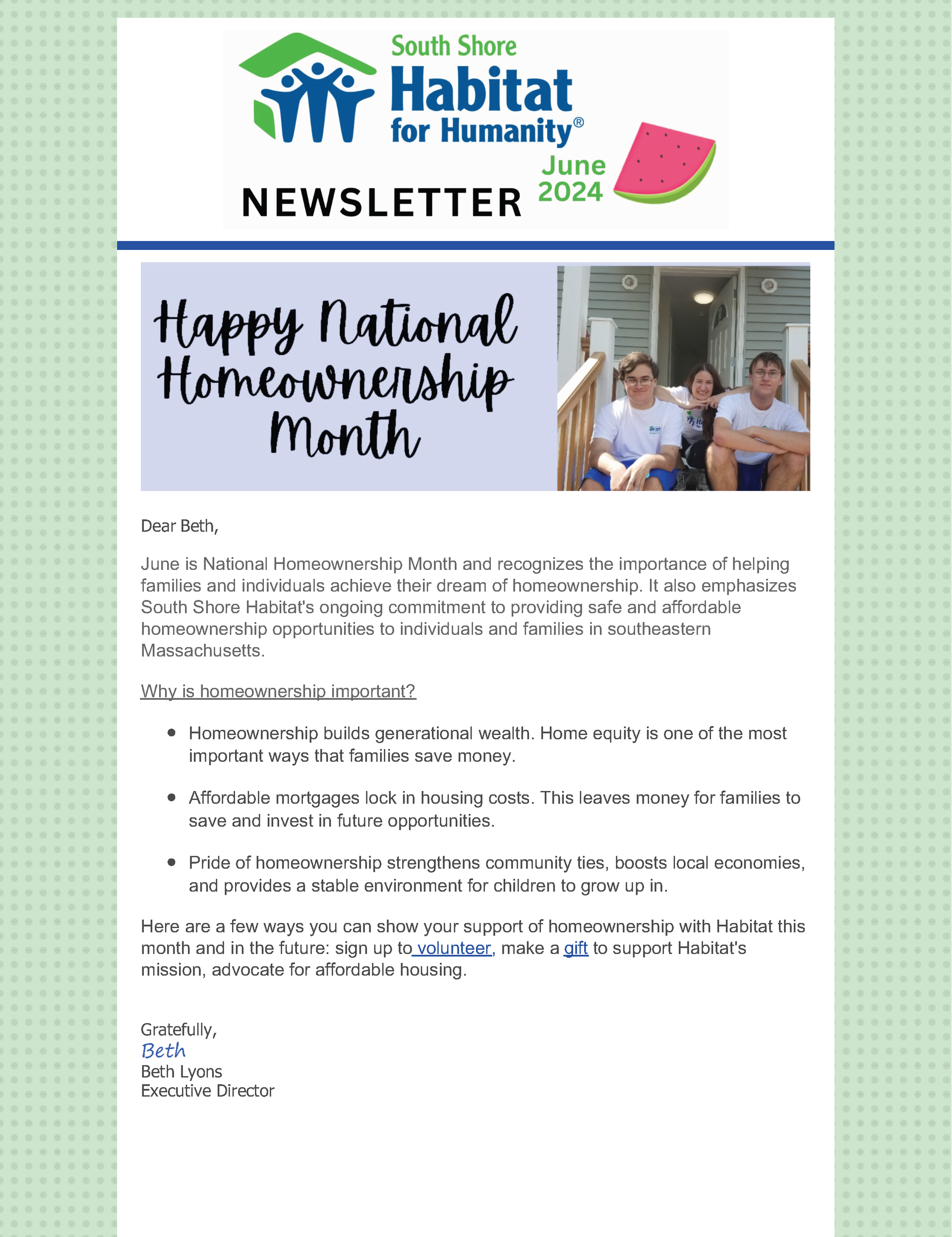 June 2024 Newsletter