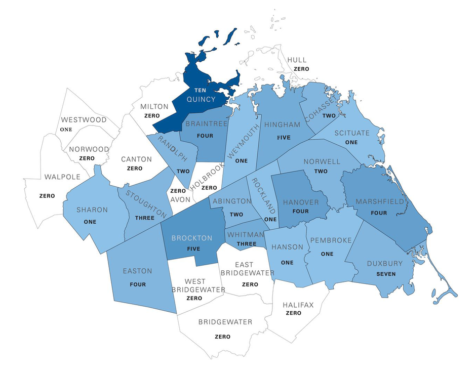 A blue and white map of the middle east