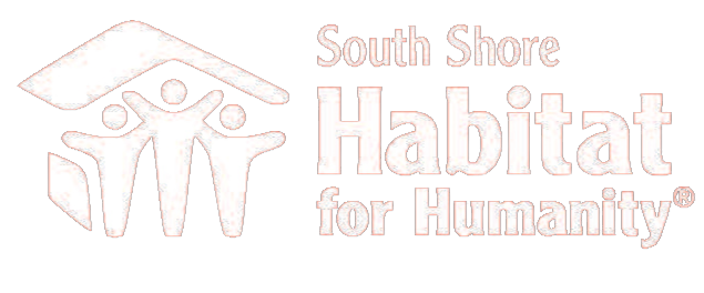 A logo for the south shore habitat for humanity