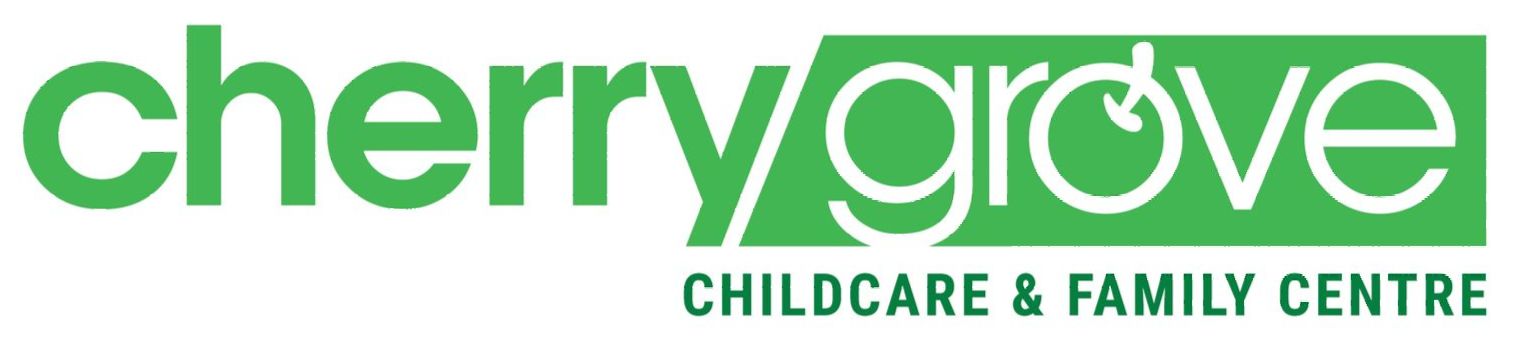 Cherry Grove Childcare & Family Centre logo with green text.