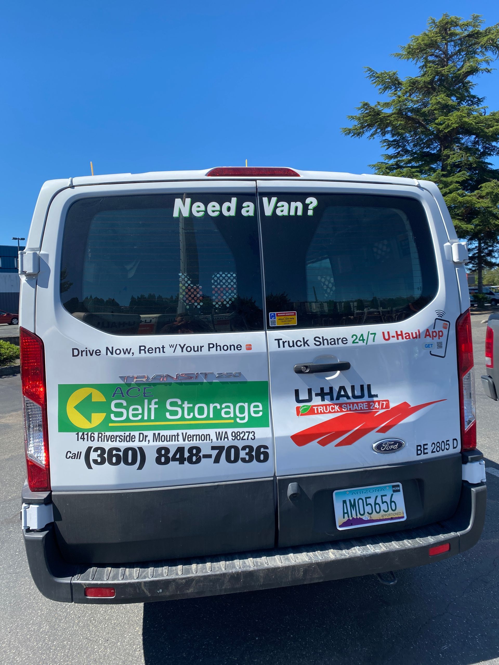 Ace Self Storage U-Haul Van Rental