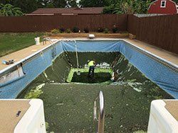 Before Pool Liner Replacement