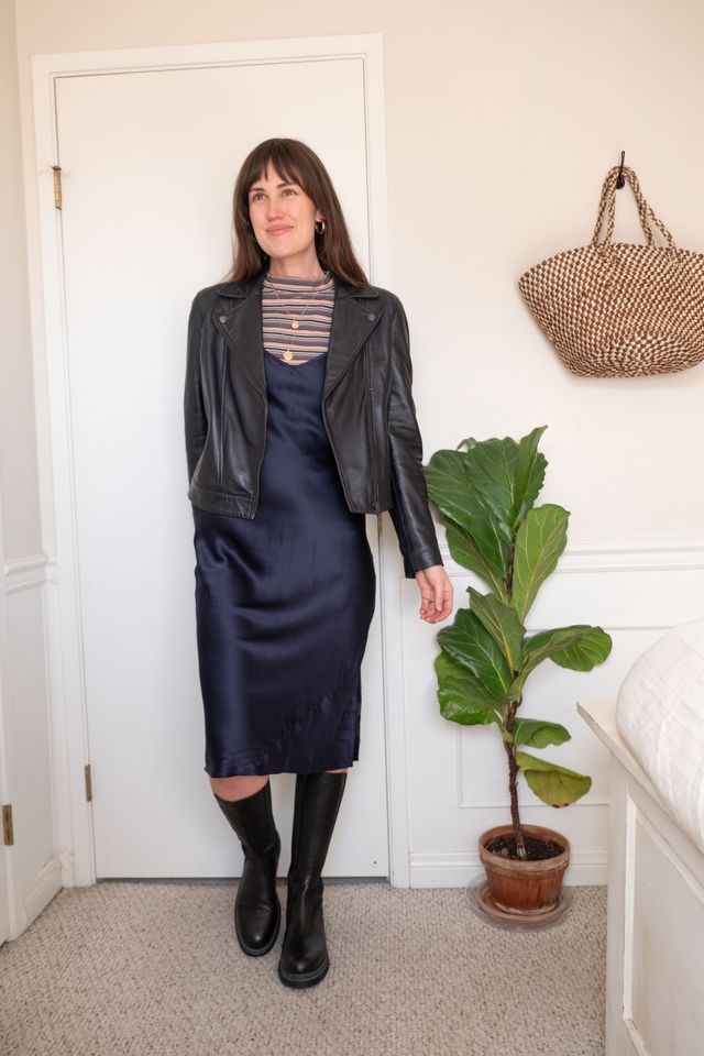 knee length dresses for ladies Fate: All Your Idea Black Faux Leather Dress, Small - The Mint Julep Boutique main image 1