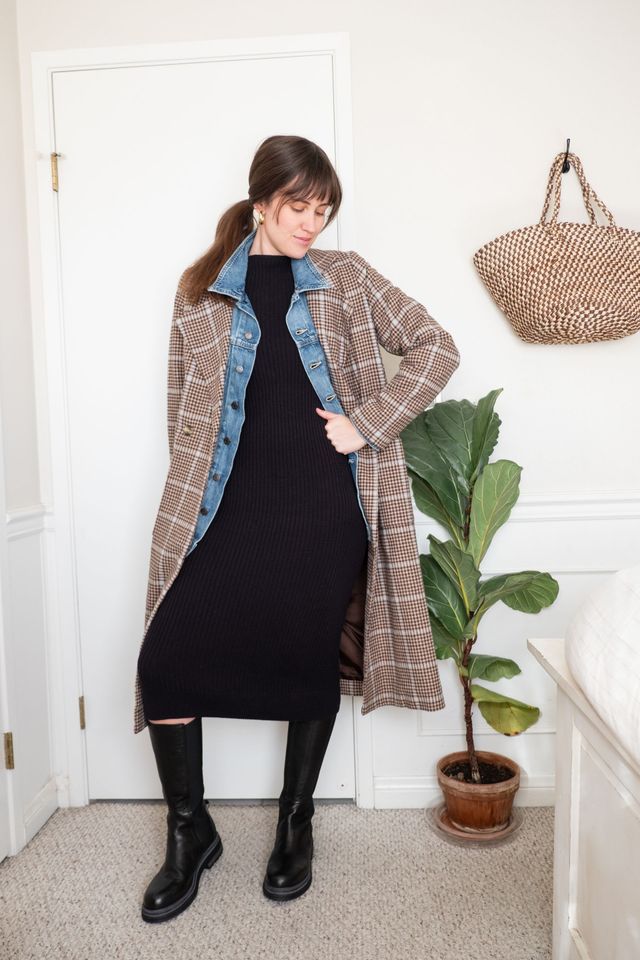 navy blue dress for baby girl Transform Your Summer Dress Into a Chic Winter Outfit main image 0