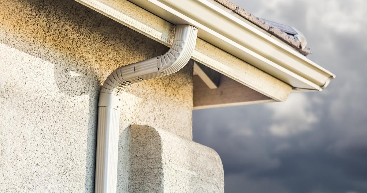 Professionally installed gutters protect you on a rainy day. 