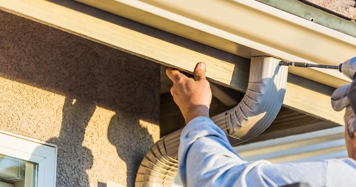 Expertly installed gutters protect your property.