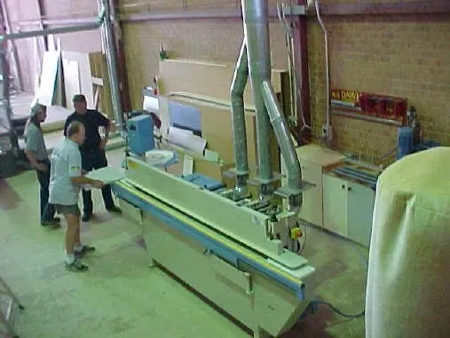 Duct to ERMO Edge Bander — Cardiff, NSW — Austedan Fabrications Pty Ltd