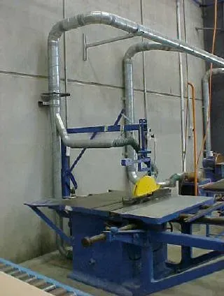 Duct to Table Saw — Cardiff, NSW — Austedan Fabrications Pty Ltd