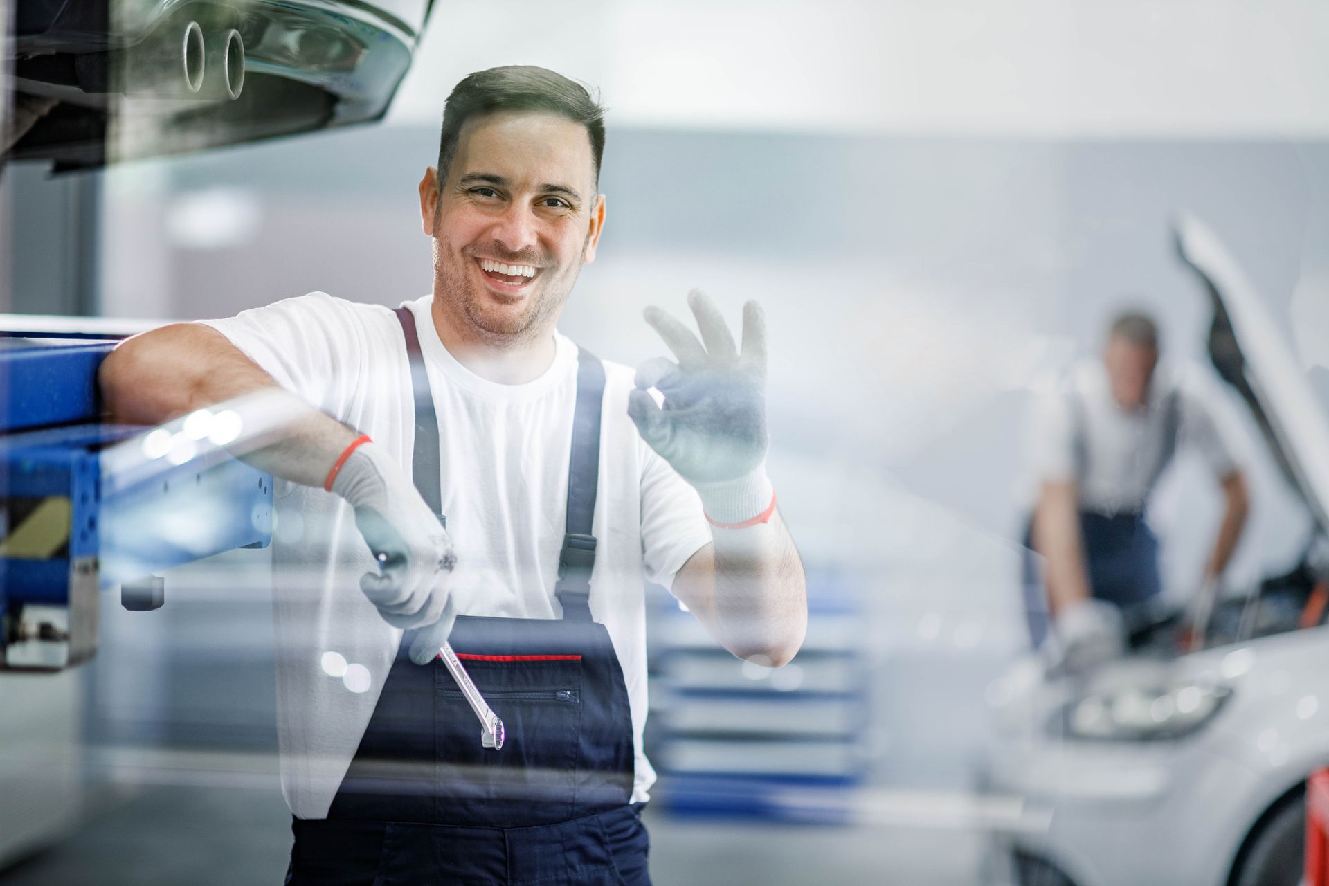 Smiling Technician — Blanchard, OK — Stoneking Auto Glass