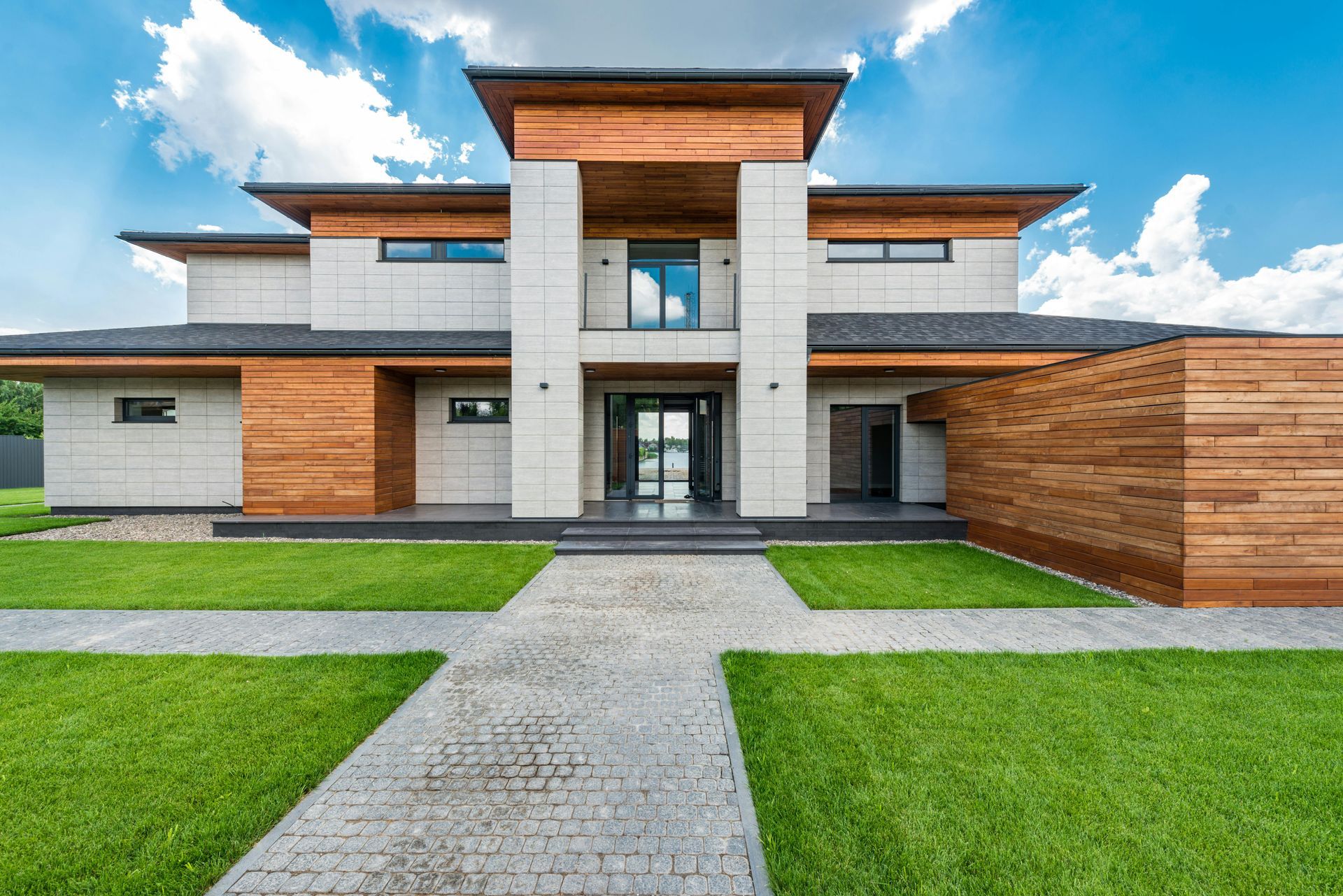Happy homeowner after referral discount