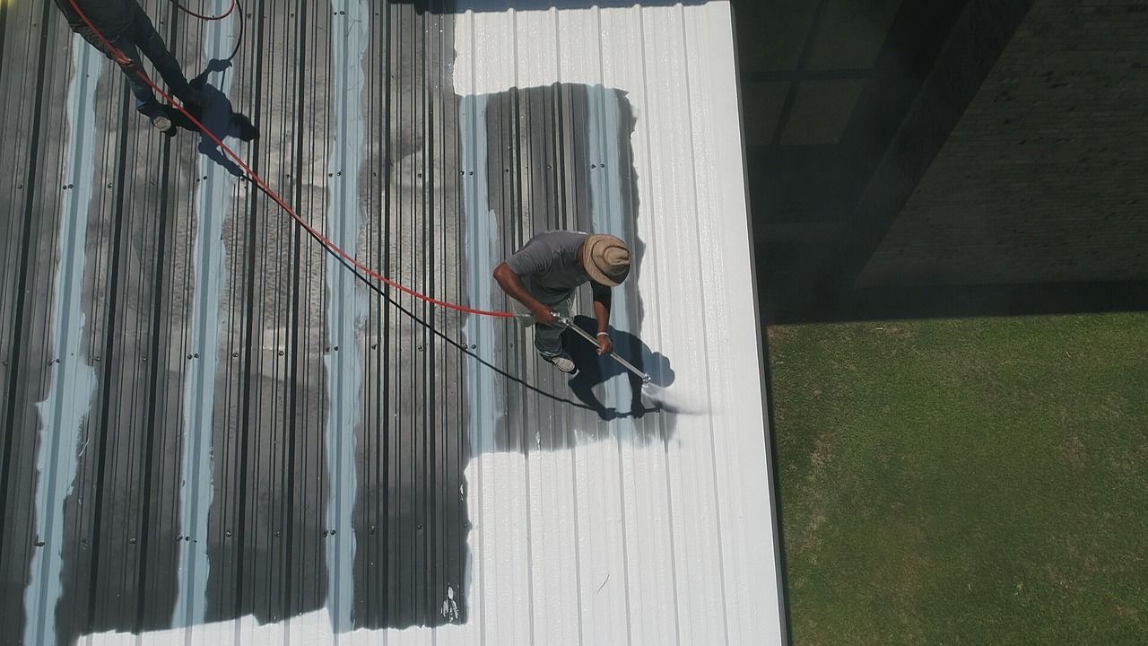 Silicone roof coating cools roof florida
