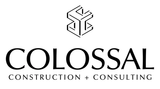 Colossal Construction + Consulting logo: stylized interlocking shapes above the company name.