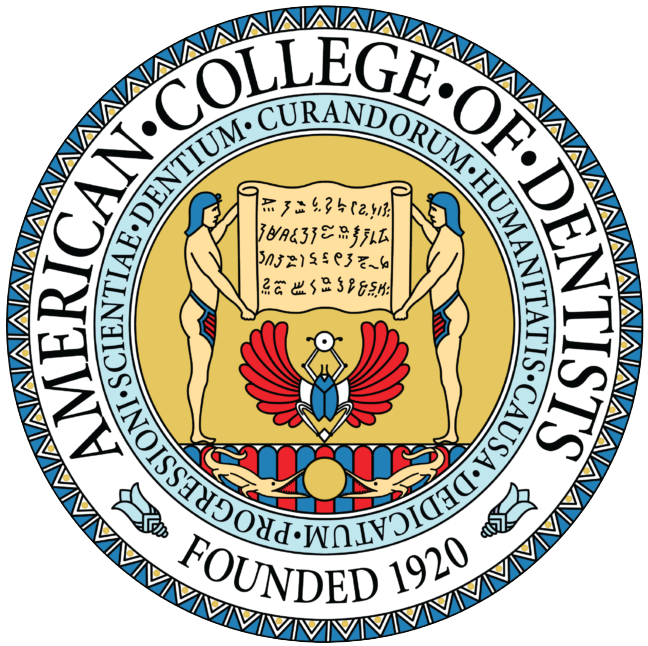 The logo for the american college of dentists was founded in 1920