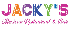 The logo for jacky 's mexican restaurant and bar