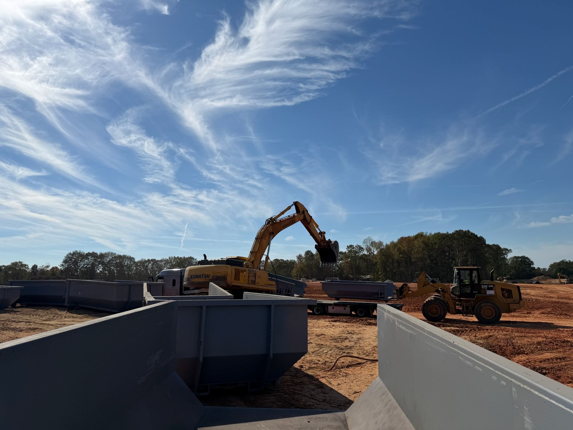 Construction dumpster rental
