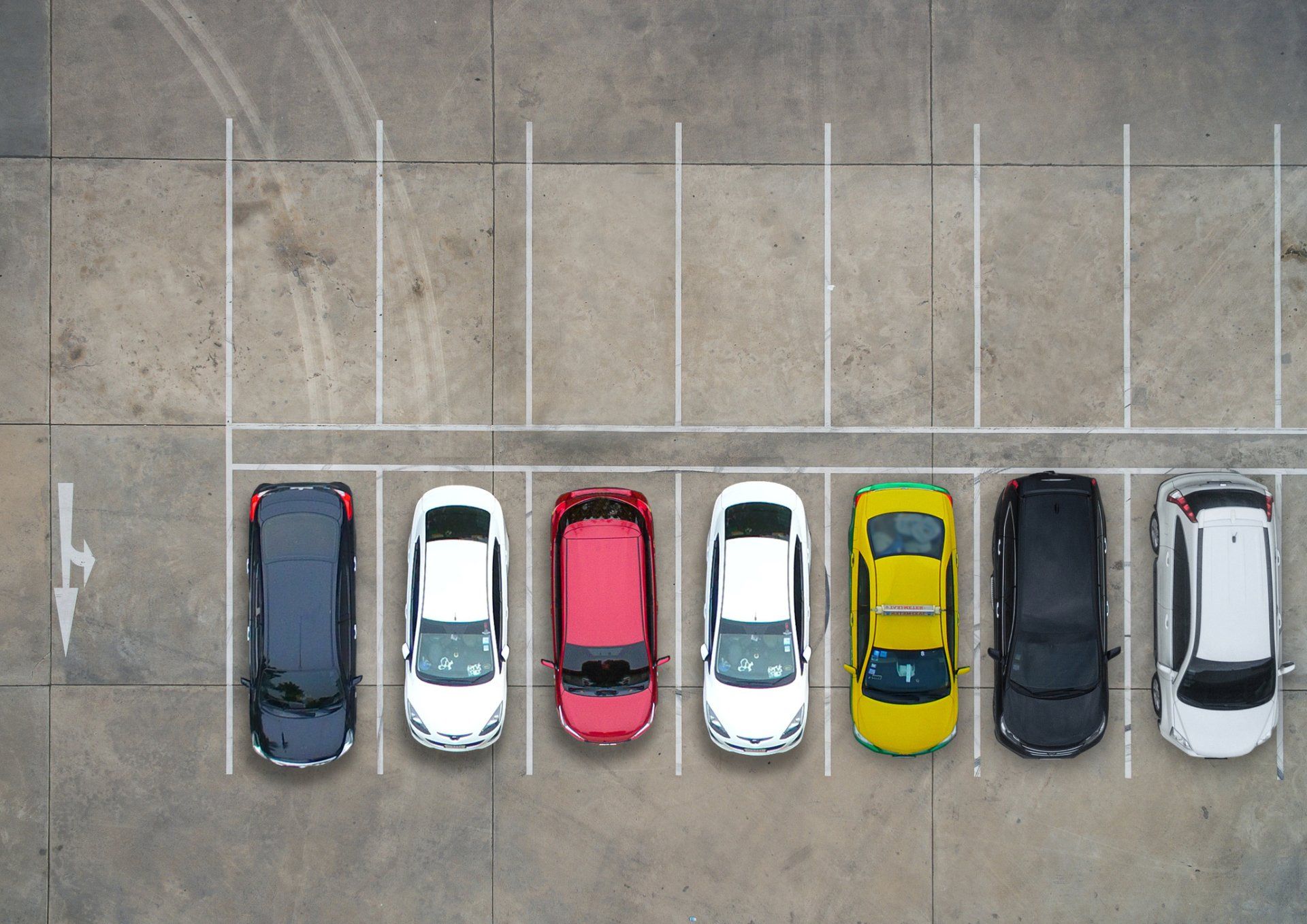 Commercial Seal Coating — Parking Lots Aerial View in Fort Worth, TX