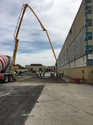 Industrial Asphalt — Workers Create Concrete in Fort Worth, TX
