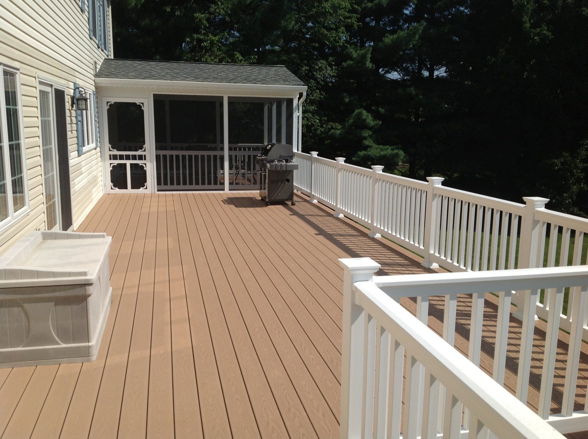 Terrace with wooden Floor - Home Improvement Services in Glen Arm, MD