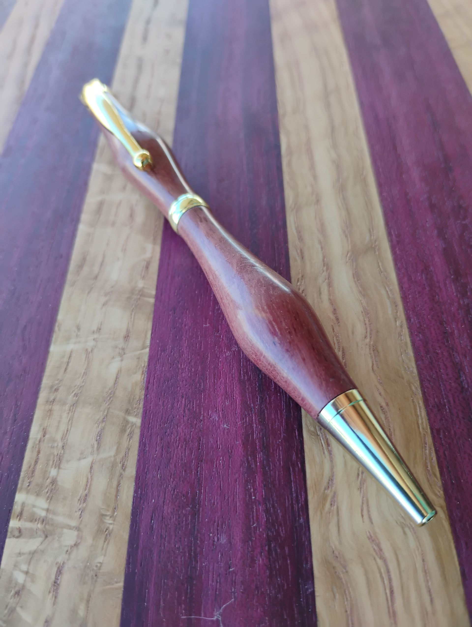Purple heart hardwood pen