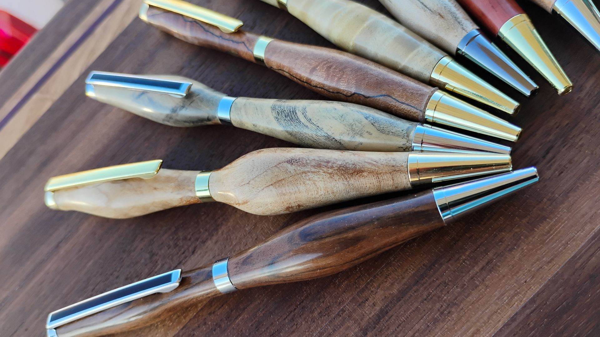 Hand Turned Hardwood pens