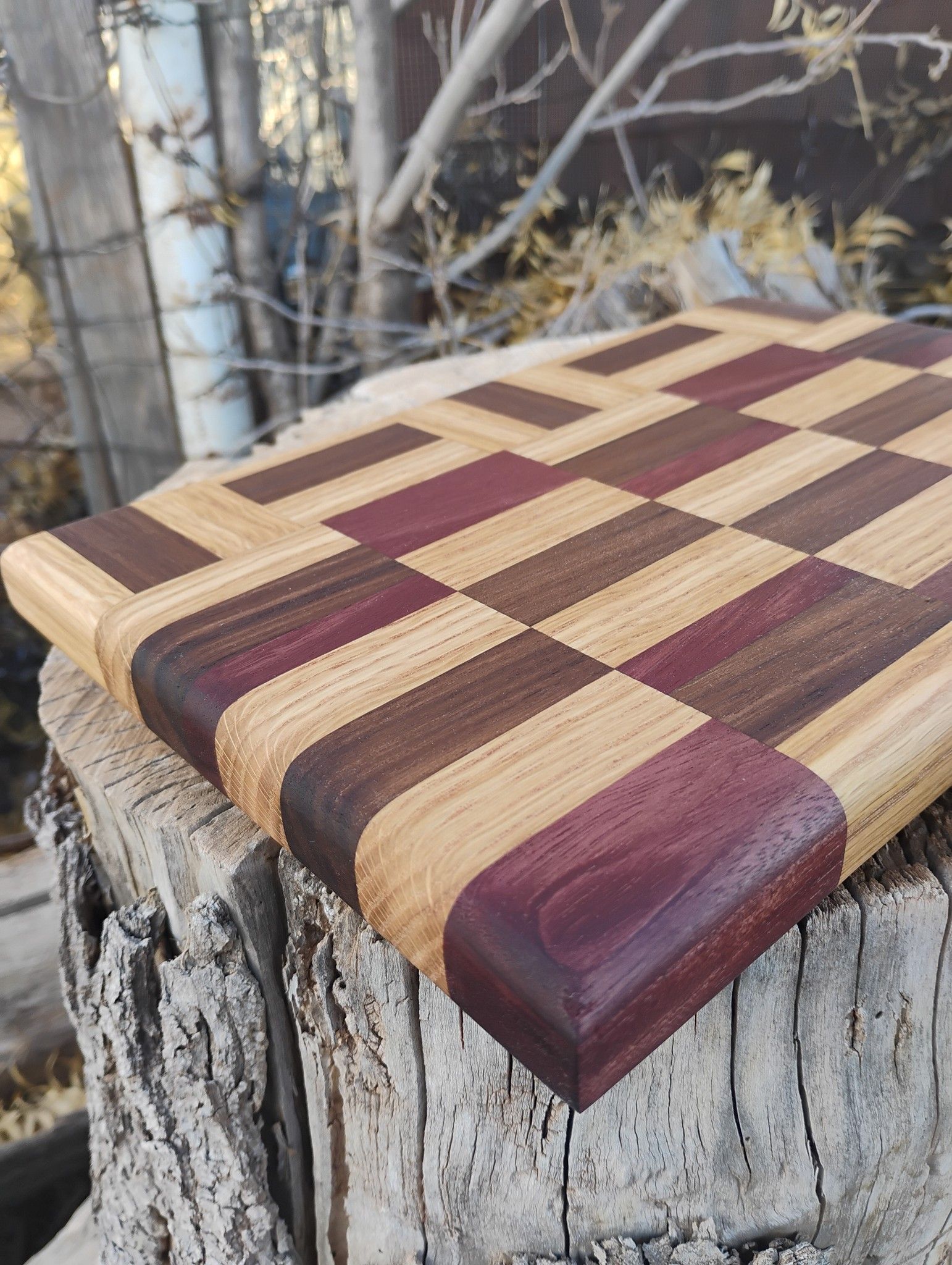 Cross hatch cutting board