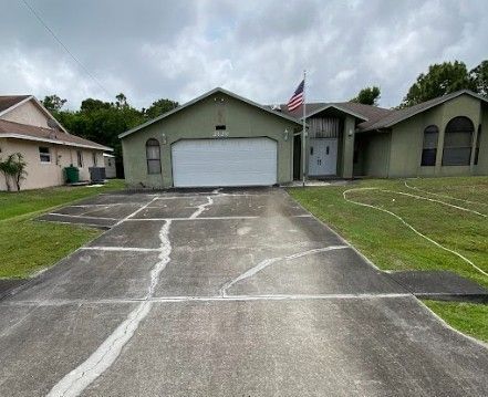 before driveway