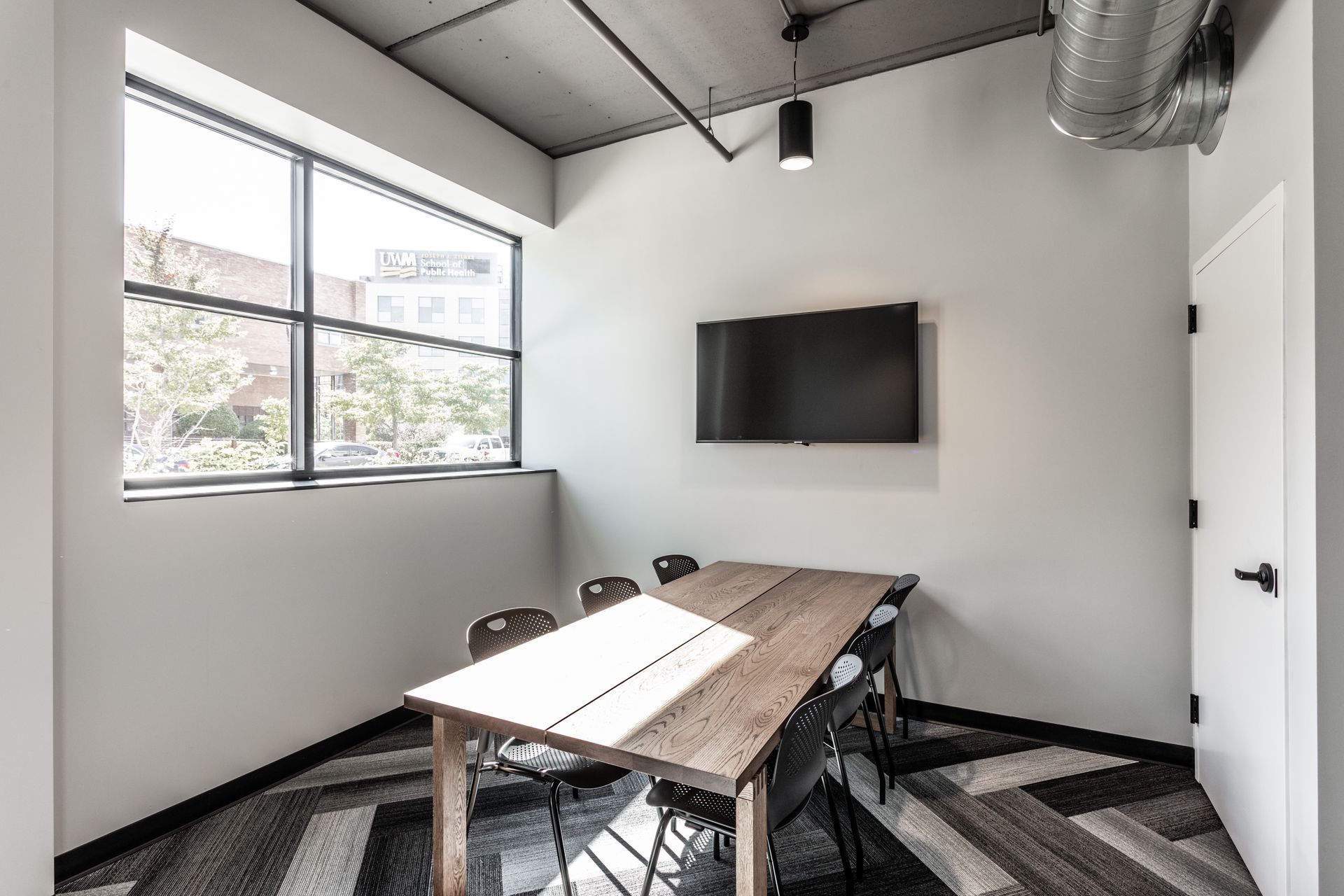 Conference room at Vim + Vigor in Milwaukee, WI.