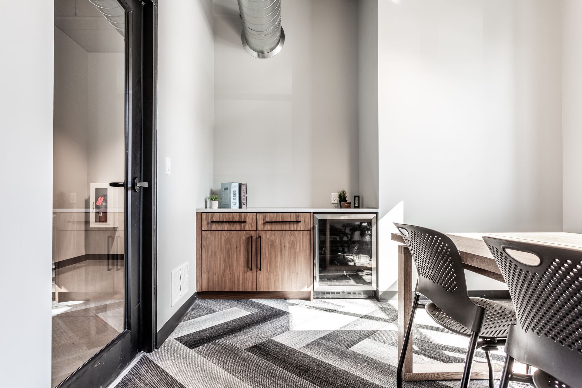 Conference room at Vim + Vigor in Milwaukee, WI.