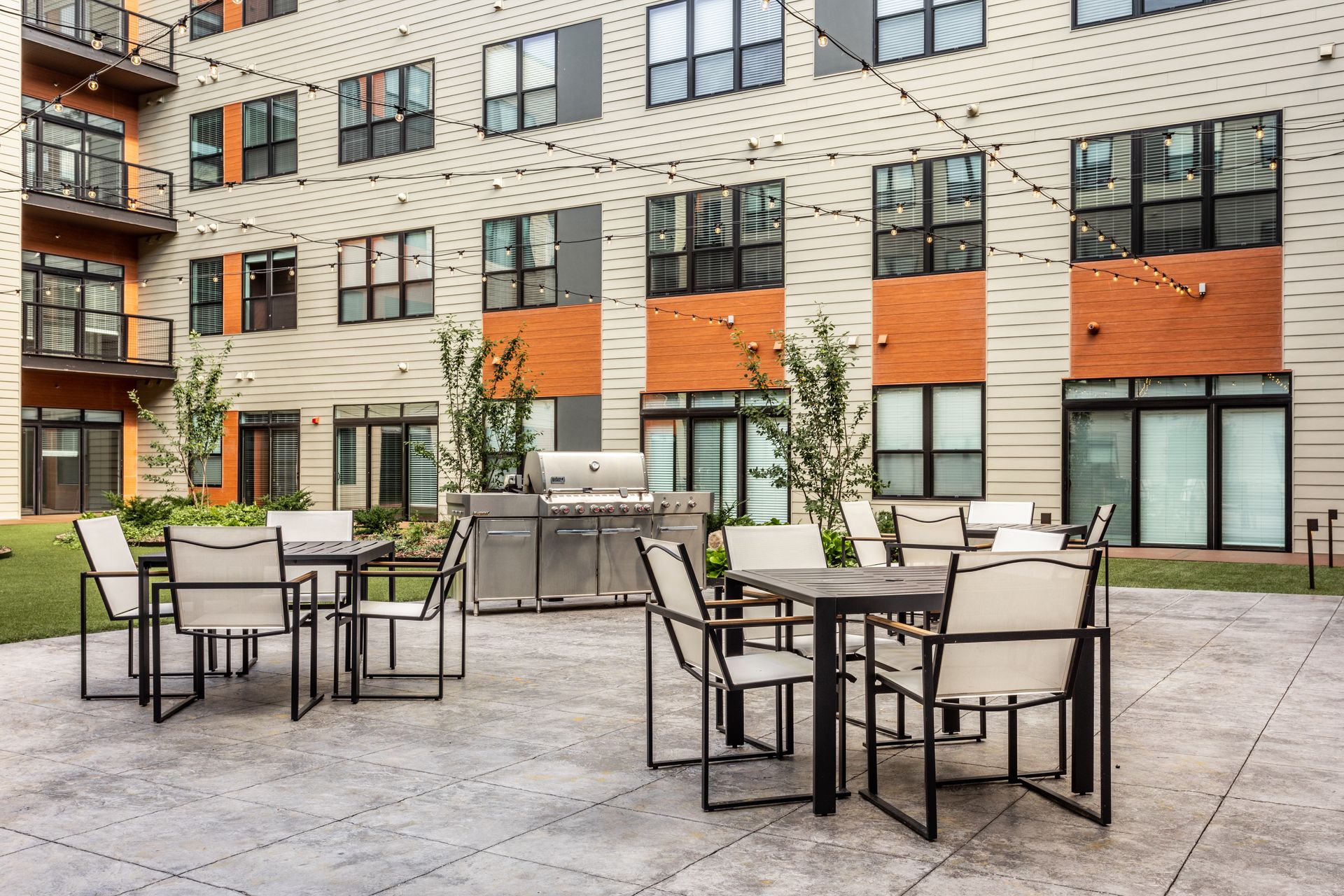 Courtyard at Vim + Vigor in Milwaukee, WI.