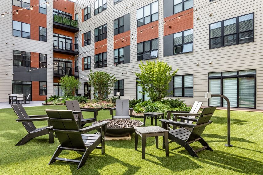 Courtyard at Vim + Vigor in Milwaukee, WI.