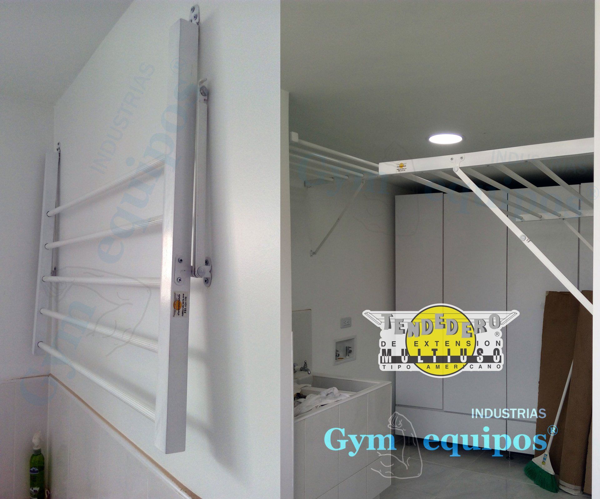 tendedero abatible blanco