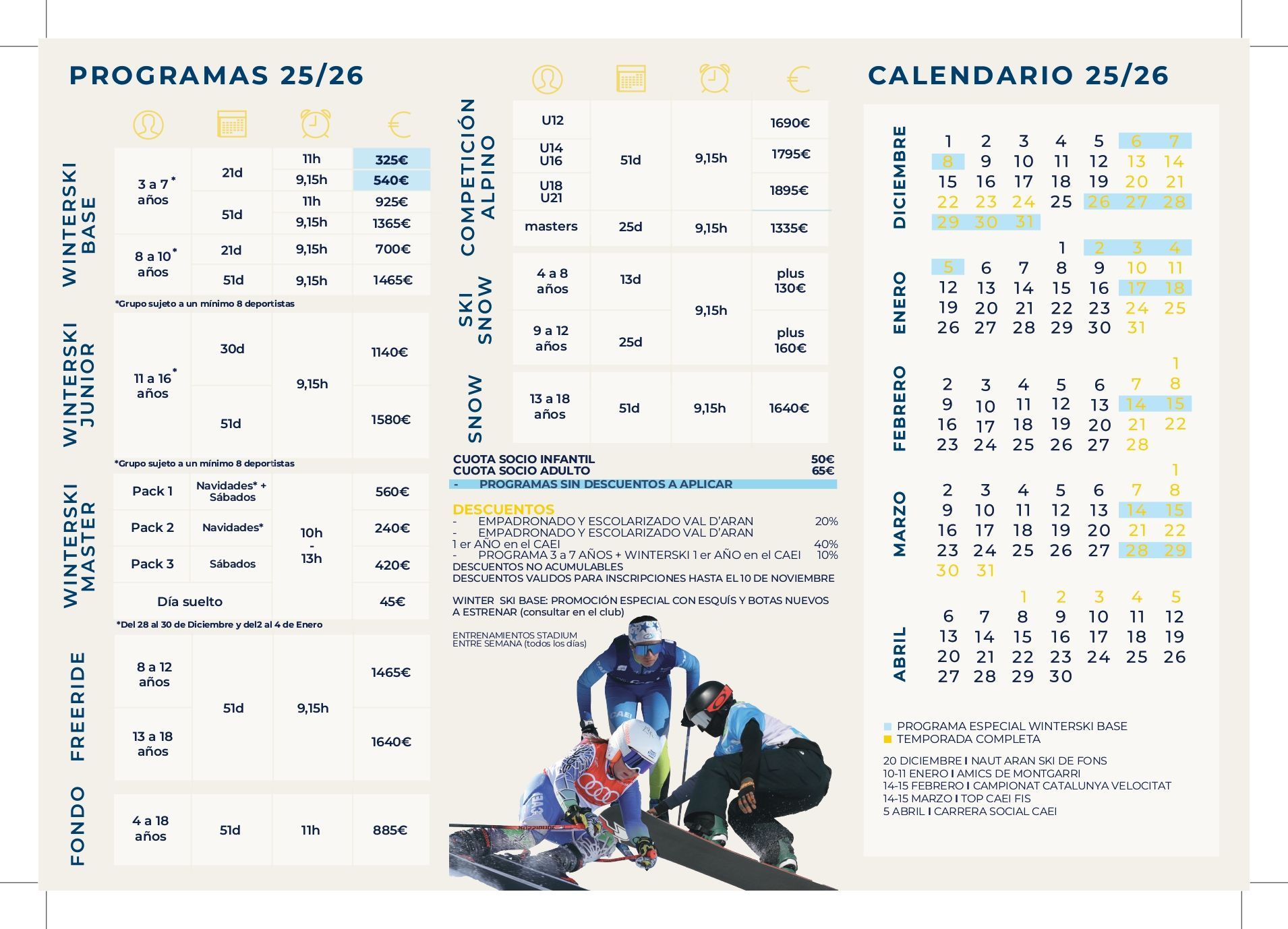 Un calendario con el mes de diciembre.