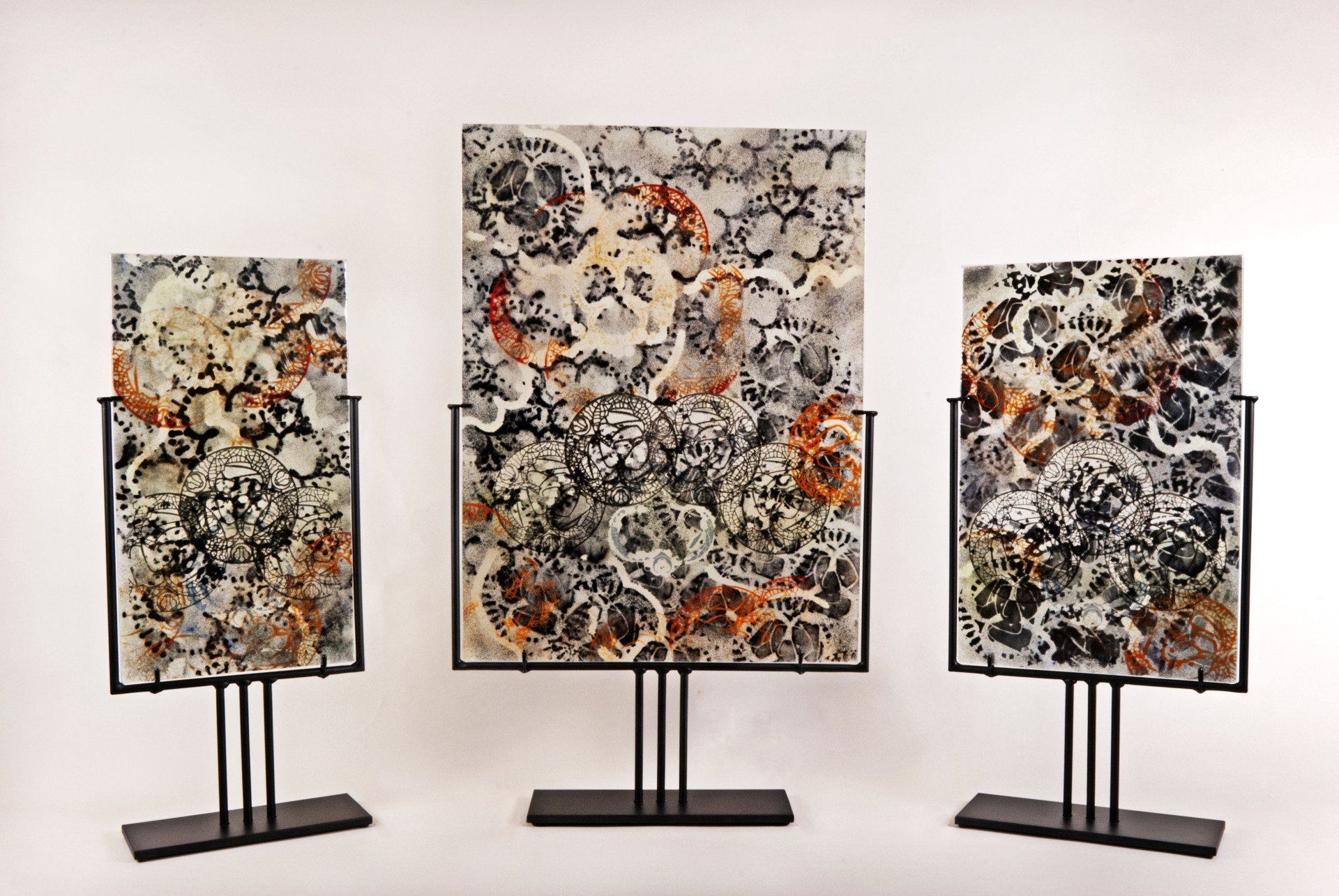 Image of series of glassworks titled 