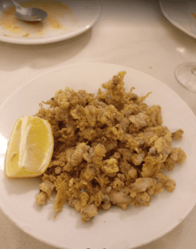 frittura di mare, seppie fritte, limone, dieta mediterranea,