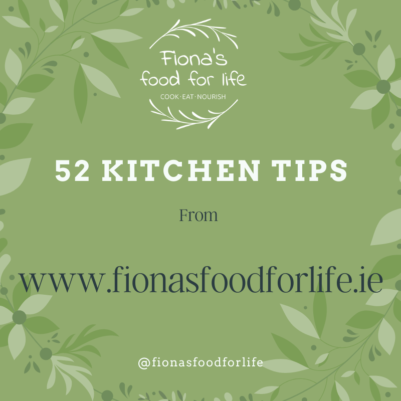52 kitchen tips part 1