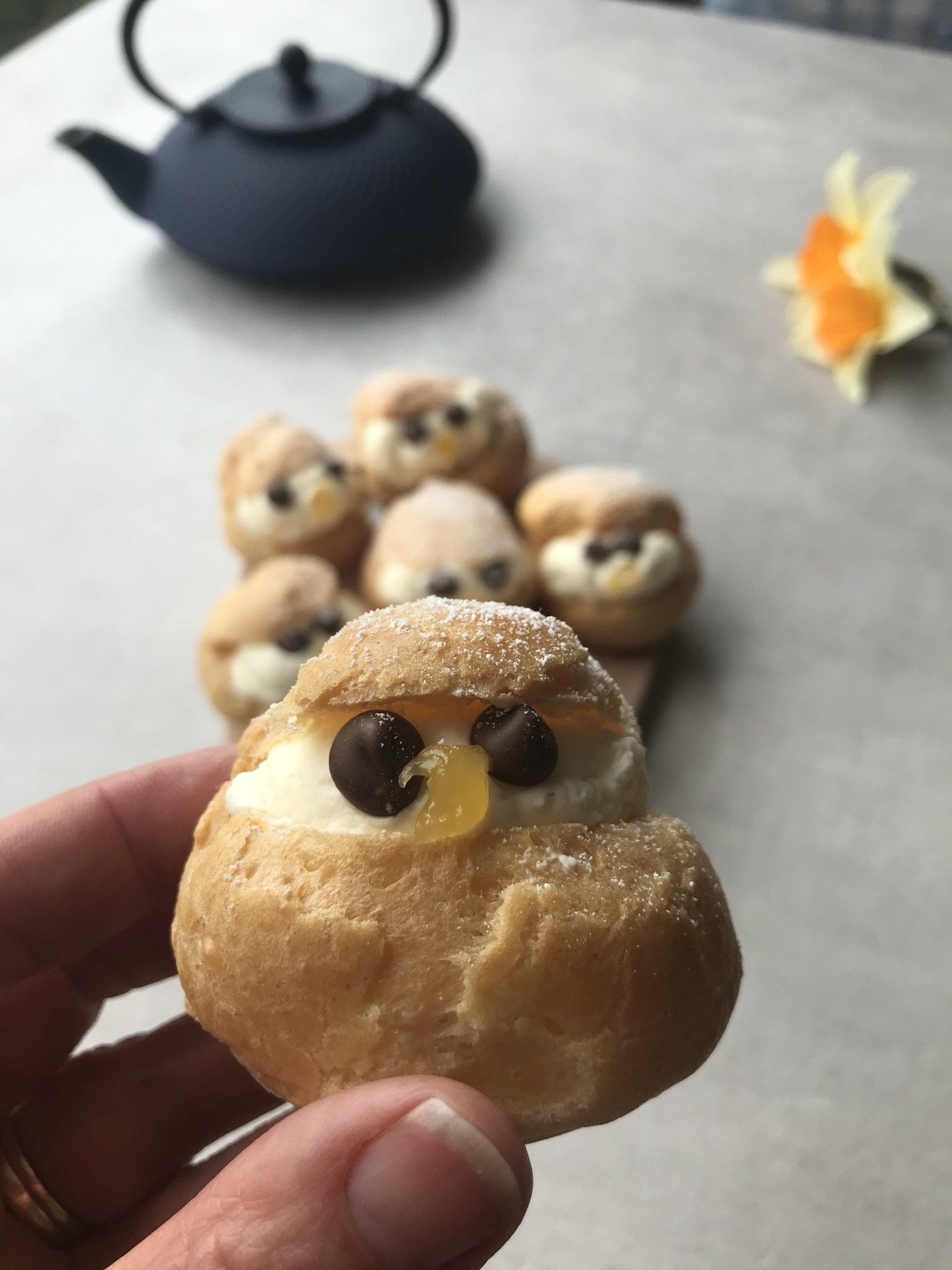 Choux pastry easter chicks
