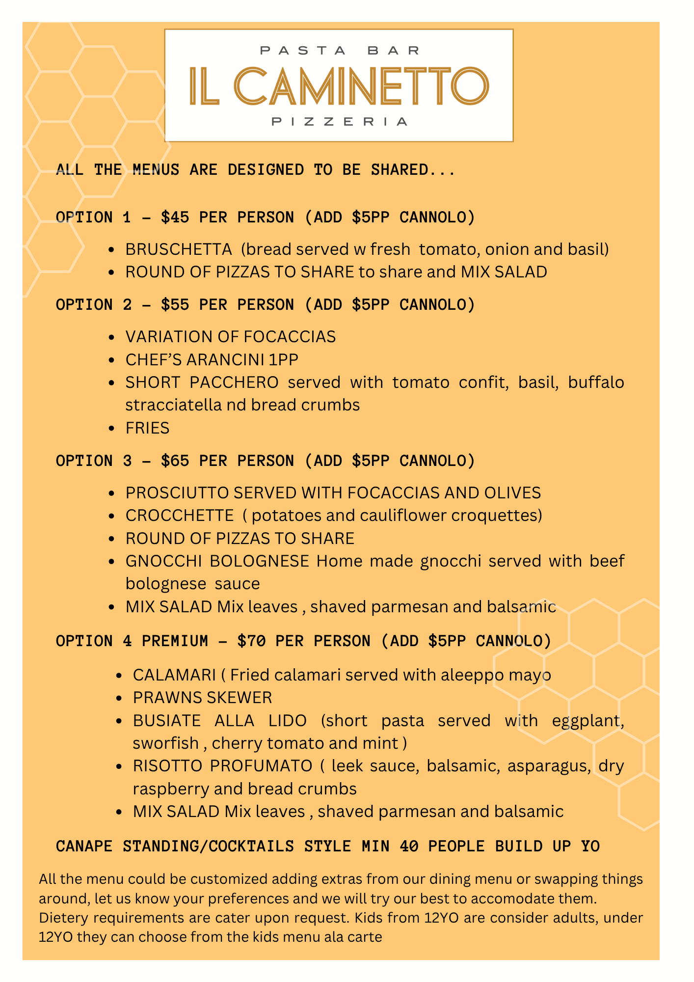 Function Italian Traditional - Il Caminetto