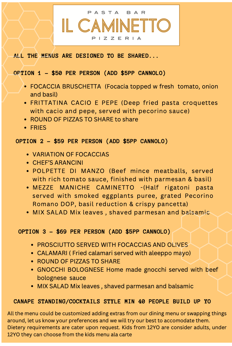 Function Italian Traditional - Il Caminetto