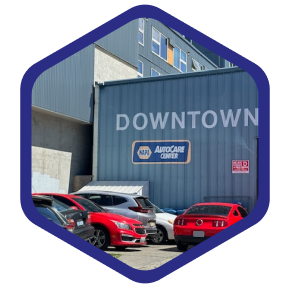 The front of our auto repair shop | Downtown Automotive