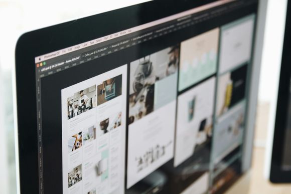 website design and development interface